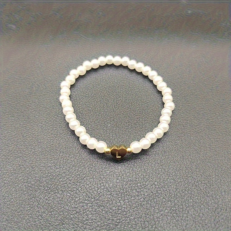 A-Z Heart Initial Bracelet