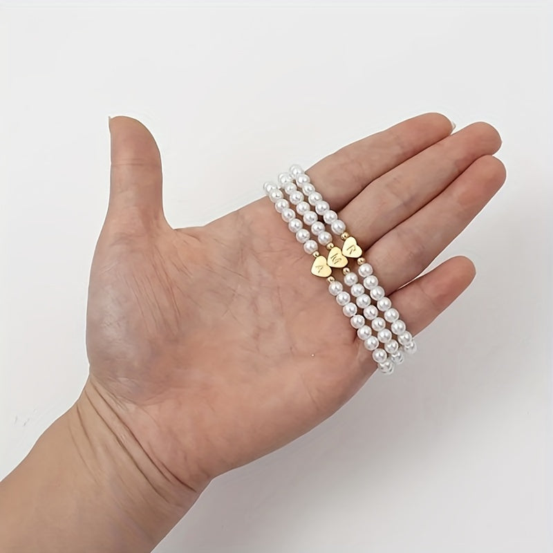 A-Z Heart Initial Bracelet