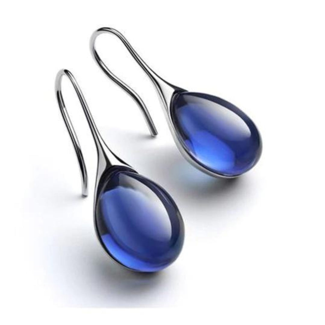Aretes colgantes chic con cristal