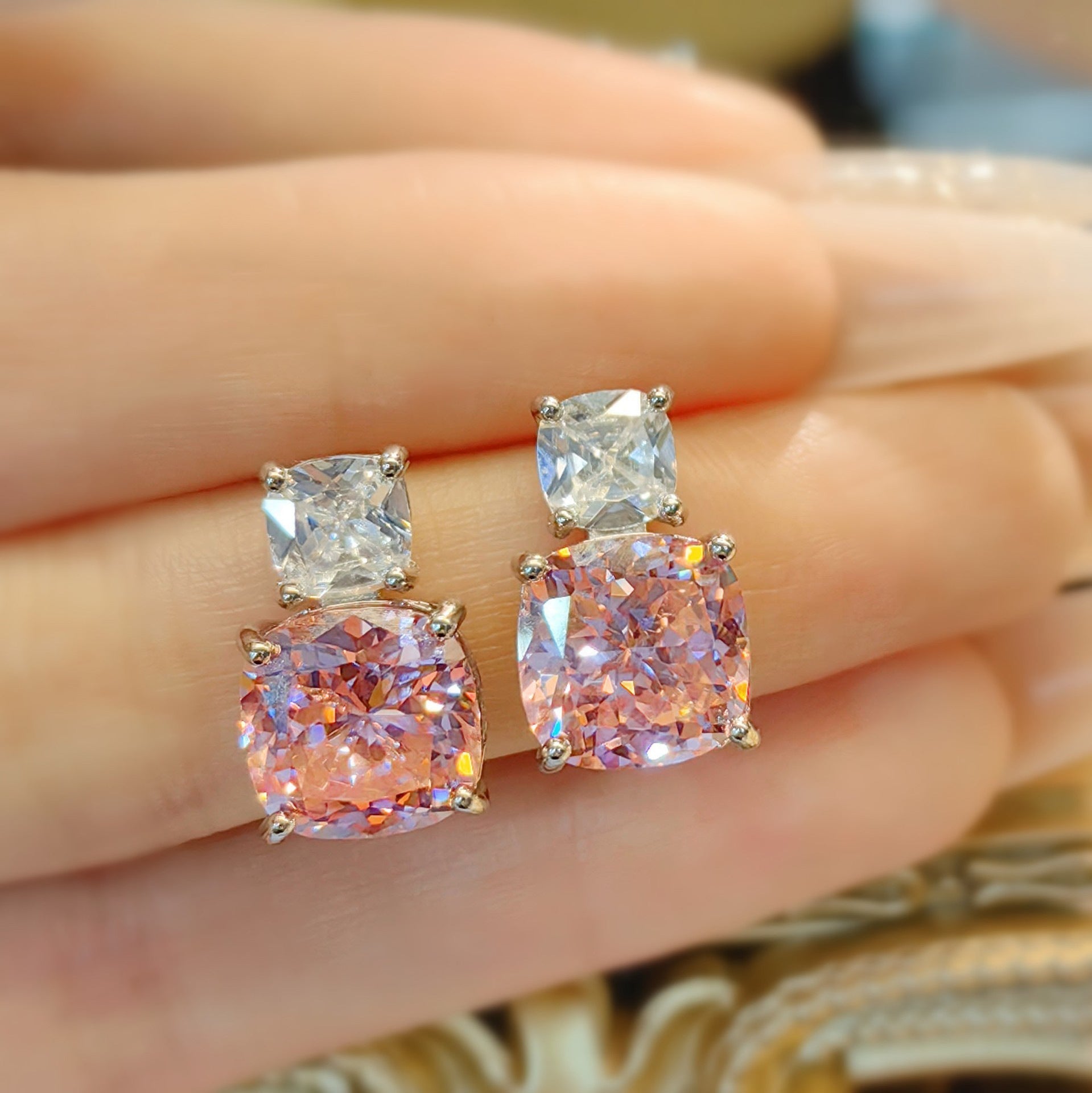 Adeline Rosetta Set | White Gold