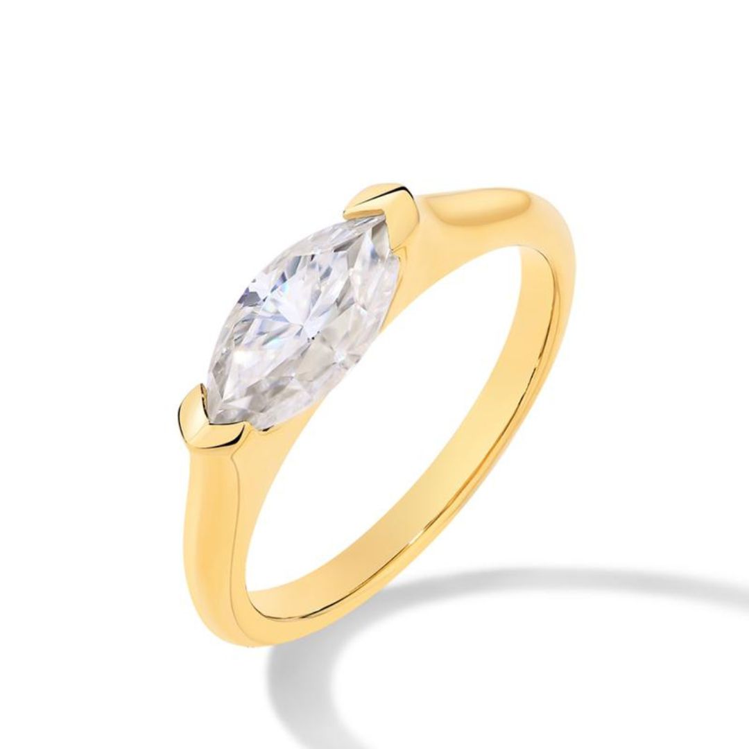 Hailey Playa Thin Ring | Gold