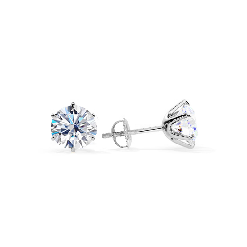 Aretes Tera chic en oro blanco