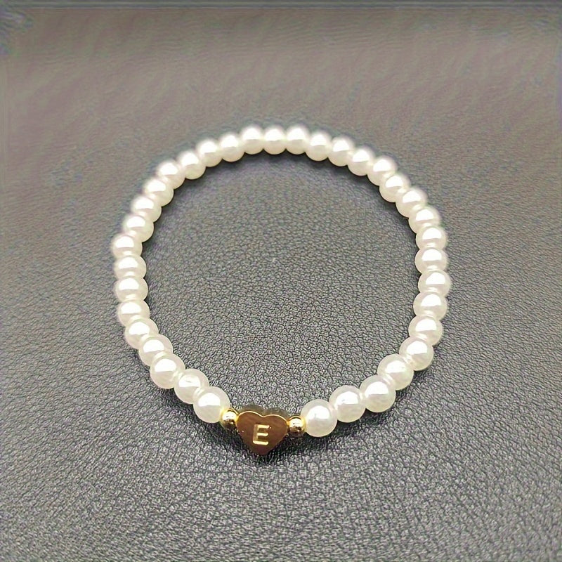 A-Z Heart Initial Bracelet