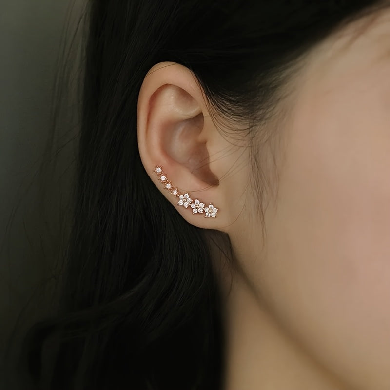 Aretes florales atemporales
