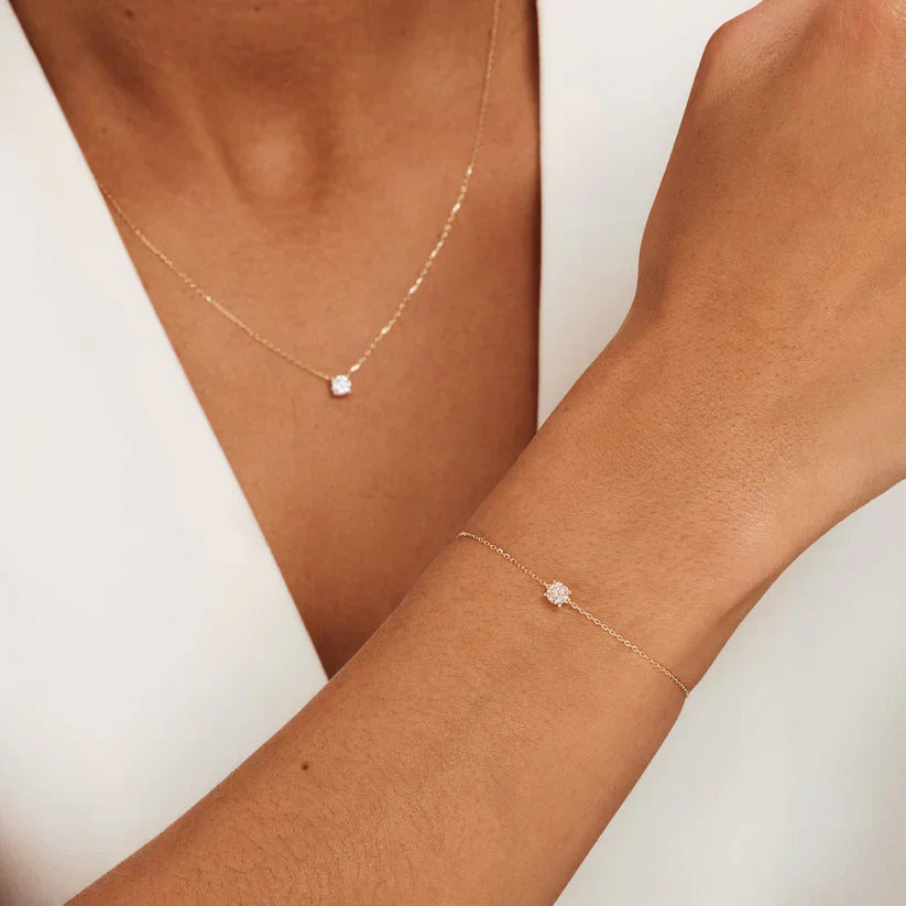 Cléa Moissanite Stone Set | Gold