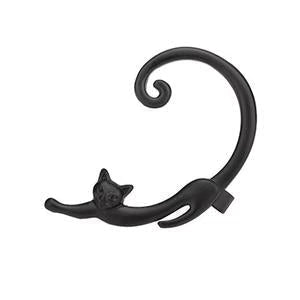 Silver Whisker Charm Earrings | Gold