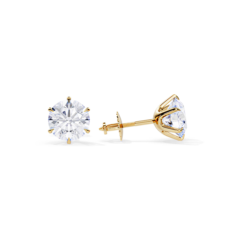 Aretes Tera chic en oro blanco