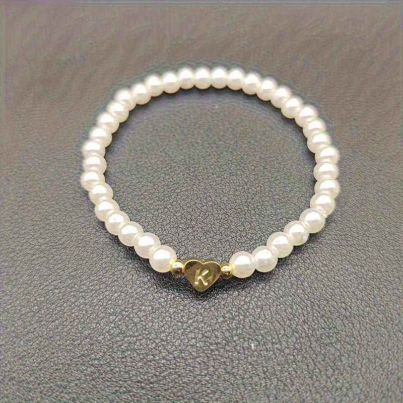 A-Z Heart Initial Bracelet