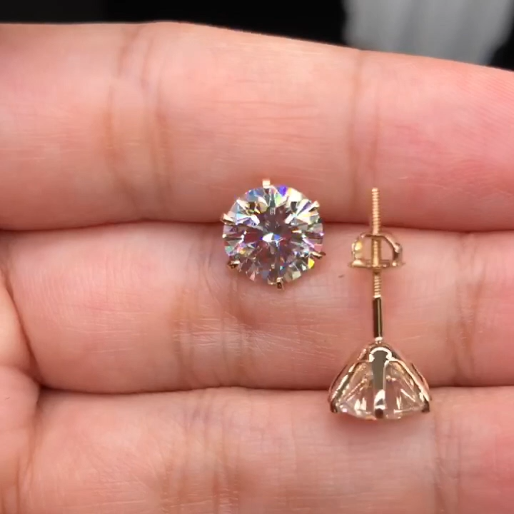 Aretes Tera chic en oro blanco