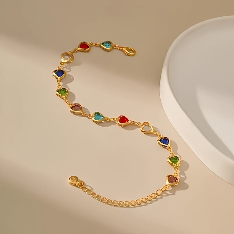 Pulsera única en forma de corazón
