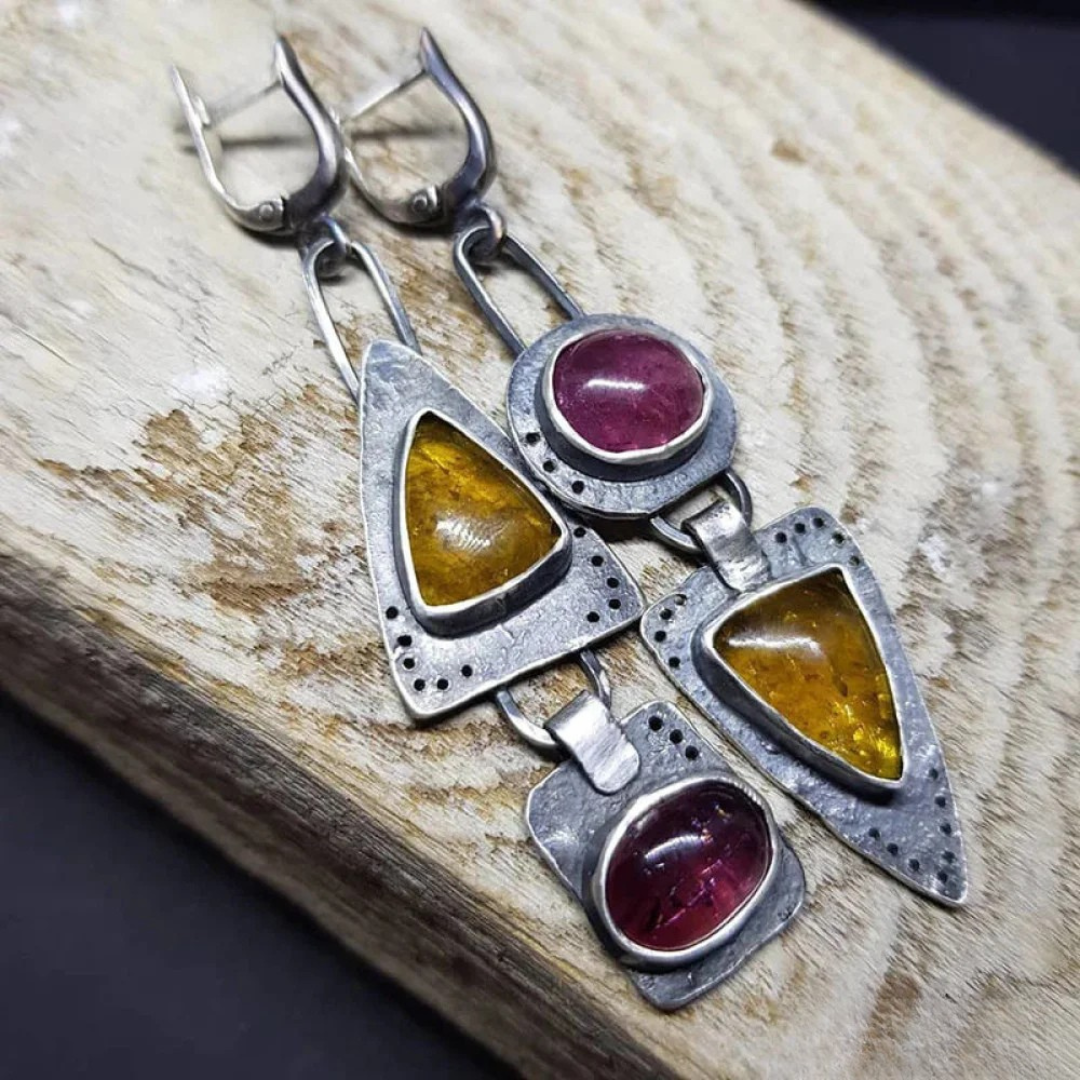 Timeless Triangle Geometric Earrings