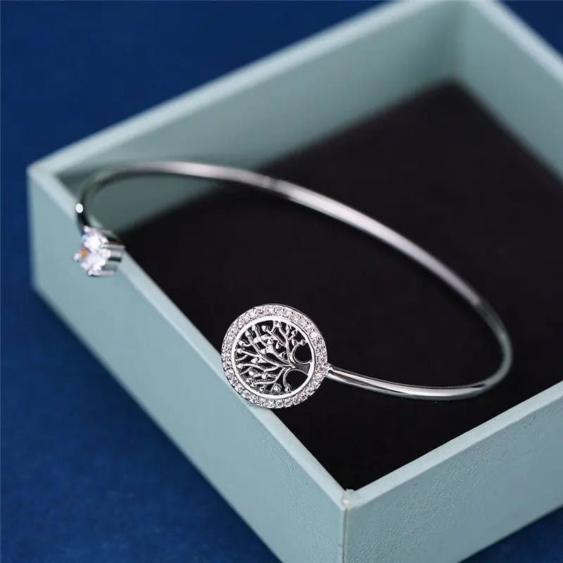Bracciale regolabile con design Albero della Vita