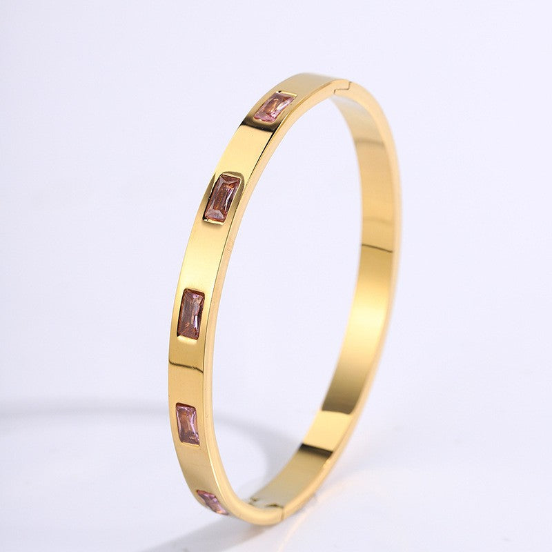 Renata Scarlatti Bracelet Black | Gold