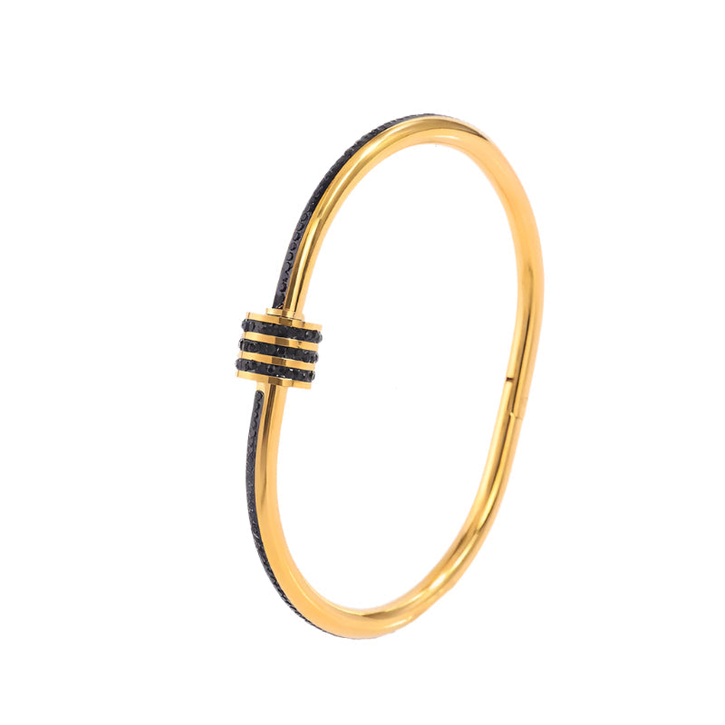 Tessandra Virelli Bracelet Black | Gold
