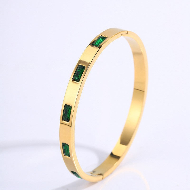 Renata Scarlatti Bracelet Pink | Gold