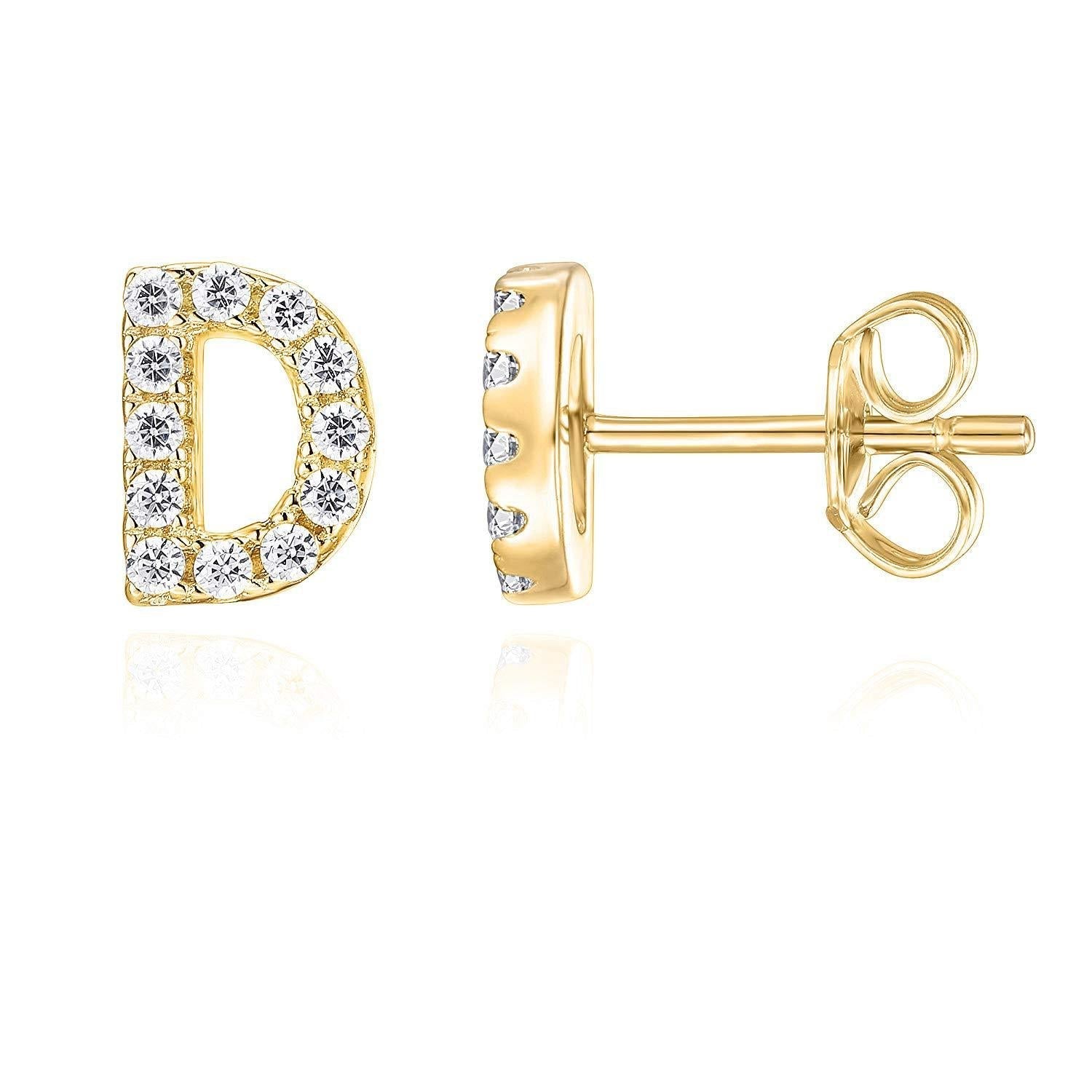 Initial Earring 1pc | Gold