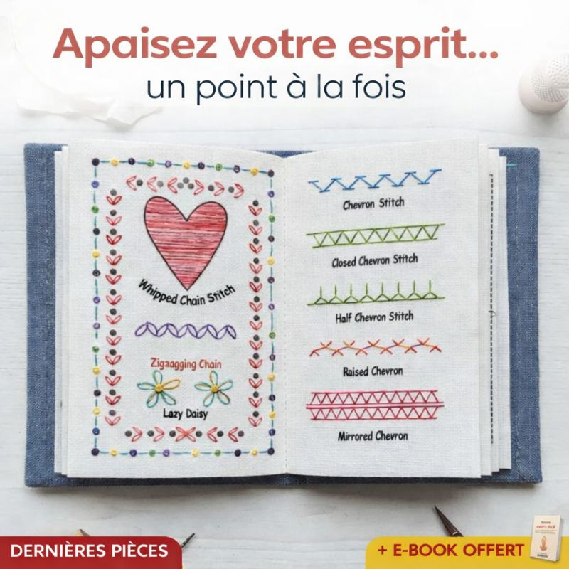 Livre de points de broderie