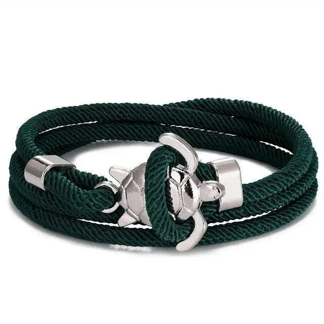 Bracciale fatto a mano con tartaruga marina