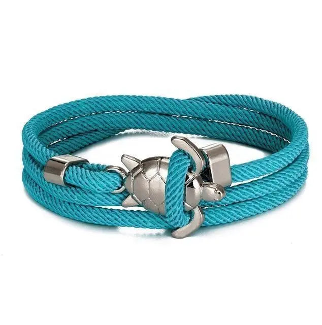 Bracciale fatto a mano con tartaruga marina
