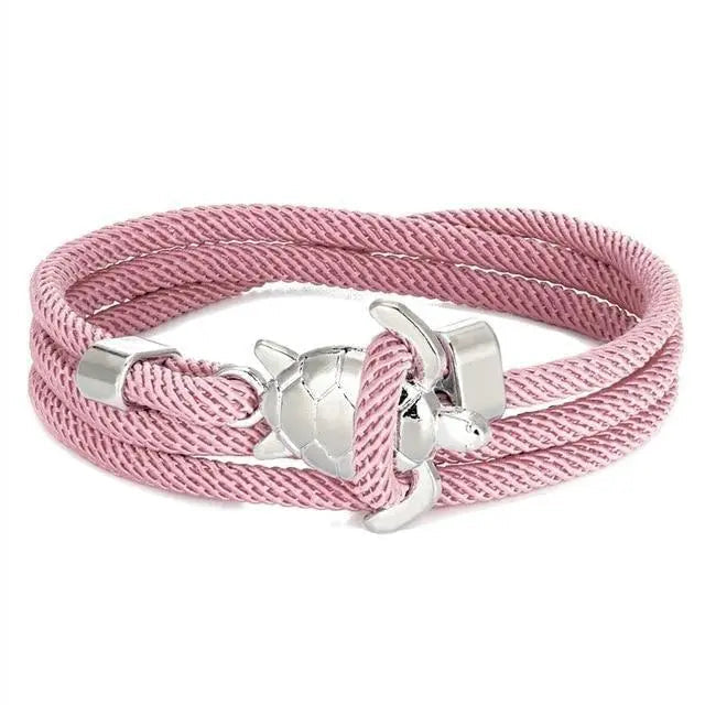 Bracciale fatto a mano con tartaruga marina